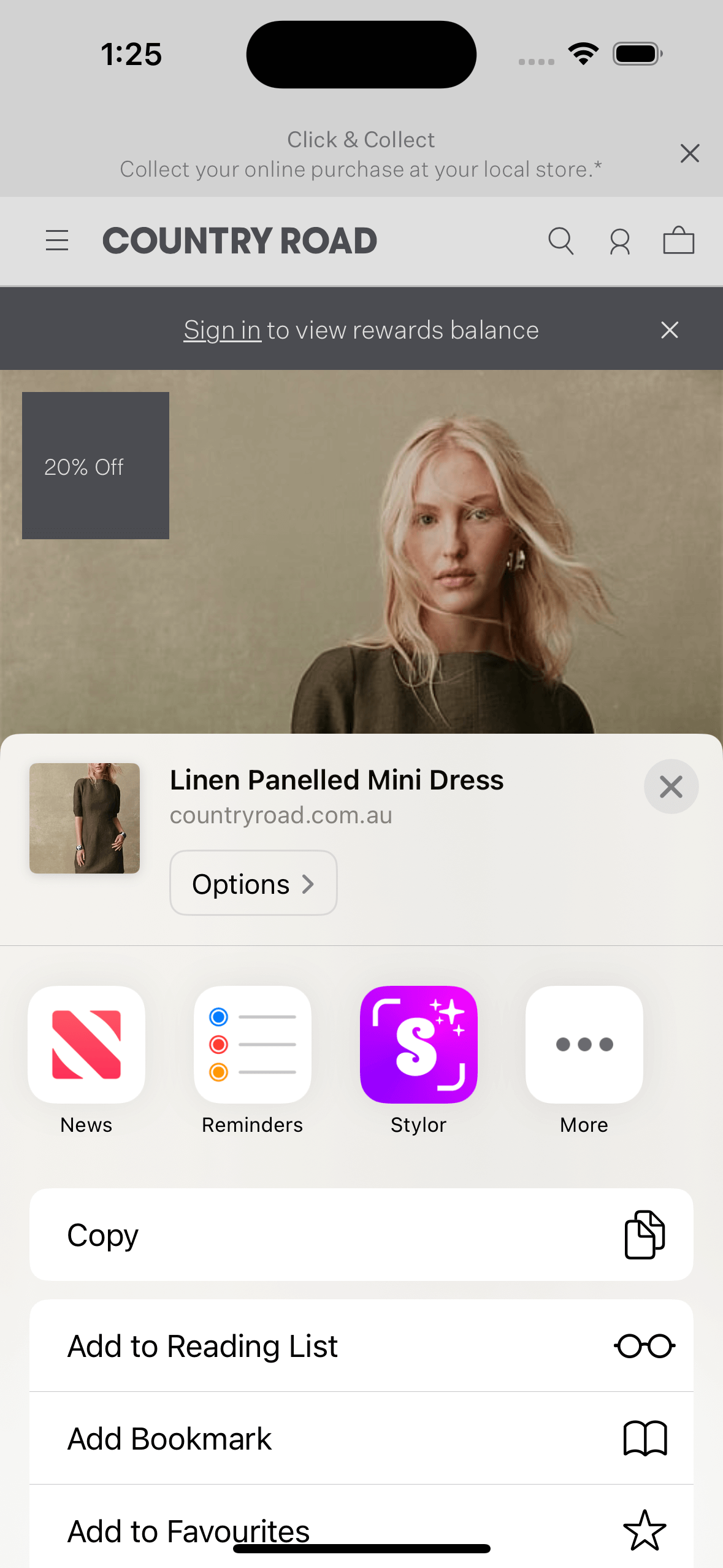 Take or share a photo of a garment