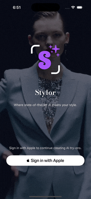 Stylor app hero preview